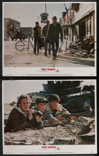 1p1326 RED DAWN 8 LCs 1984 Swayze, Howell, Sheen, Grey, with cool deleted McDonald's scenes!