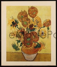 1p0886 LUST FOR LIFE promo portfolio 1956 contains 6 color prints of Vincent Van Gogh artwork!