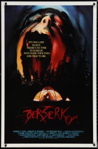 1r0958 BERSERKER 1sh 1987 Jefferson Richard, just close your eyes and pray to die!