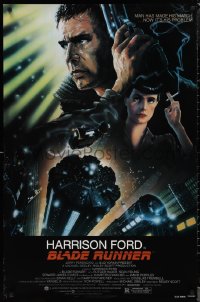 1r0969 BLADE RUNNER NSS style 1sh 1982 Ridley Scott sci-fi classic, art of Harrison Ford by Alvin!