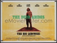 1r0447 BIG LEBOWSKI British quad R2018 Coen Bros, full-length Jeff Bridges as The Dude!