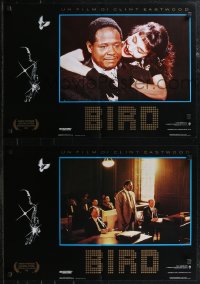 1r0700 BIRD set of 5 Italian 18x26 pbustas 1988 Clint Eastwood directed, jazz legend Charlie Parker!