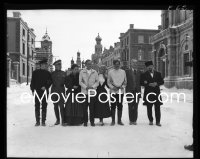 1s0183 DOCTOR ZHIVAGO camera original 4x5 negative 1965 Lean, Christie & cast group shot on location!