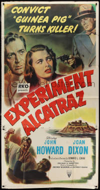 1t0214 EXPERIMENT ALCATRAZ 3sh 1951 can this radioactive drug drive them to murder, very rare!