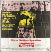 1t0171 LAUGHING POLICEMAN int'l 6sh 1973 Walter Matthau, one of the most bizarre murder cases!