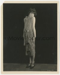 1t2173 COLLEEN MOORE 8x10 still 1920s full-length portrait wearing dice necklace & cool dress!