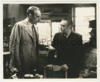 1t2175 CRIME & PUNISHMENT 8x10 key book still 1935 Peter Lorre & Douglass Dumbrille by Lippman!