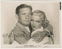 1t2177 DANTE'S INFERNO 8x10.25 still 1935 best c/u of Spencer Tracy holding Claire Trevor close!