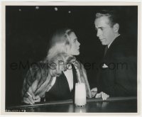 1t2179 DEAD RECKONING 8.25x10 still 1947 Humphrey Bogart & Lizabeth Scott first meet by Walters!