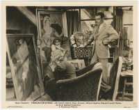 1t2181 DESIGN FOR LIVING 8x10.25 still 1933 Gary Cooper watches Miriam Hopkins look at paintings!