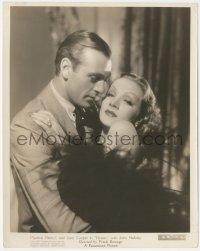 1t2182 DESIRE 8x10 still 1936 romantic close up Gary Cooper & Marlene Dietrich embracing!