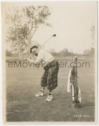 1t2196 EUGENE PALLETTE 8x10 key book still 1930 great golfing portrait with wacky mask on his face!