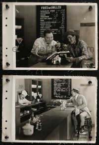 1t2449 FAST FREIGHT 2 8x11 key book stills 1922 images of Fatty Arbuckle, banned due to scandal!