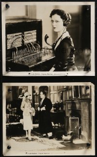 1t2450 FIGURES DON'T LIE 2 8x10 stills 1927 great images of Doris Hill, one as switchboard operator!