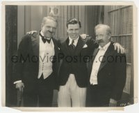 1t2209 FOOLS FOR LUCK candid 8.25x10 still 1928 W.C. Fields, boxer Mickey Walker & Conklin by Kling!