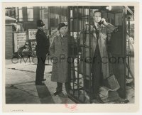 1t2212 FOREIGN CORRESPONDENT 8.25x10 still 1940 Alfred Hitchcock cameo by Sanders in phone booth!