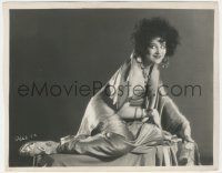 1t2231 GRETA NISSEN 8x10 key book still 1920s Paramount portrait with wild hair & cool jewelry!