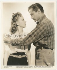 1t2236 HIGH SIERRA 8x10 key book still 1941 great close up of Alan Curtis & angry Ida Lupino!