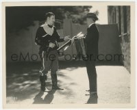 1t2252 JESSE JAMES candid 8.25x10 still 1927 Fred Thomson & technical advisor Jesse James Jr., rare!