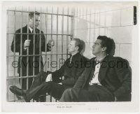 1t2259 KISS OF DEATH 8.25x10 still 1947 Brian Donlevy visits Victor Mature & Richard Widmark in jail