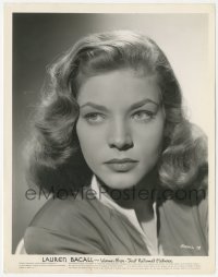 1t2263 LAUREN BACALL 8x10.25 still 1940s wonderful head & shoulders portrait at Warner Bros!