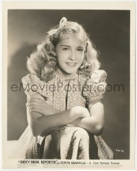 1t2294 NANCY DREW REPORTER 8x10.25 still 1939 great posed portrait of pretty Bonita Granville!