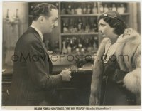 1t2303 ONE WAY PASSAGE 7.5x9.5 still 1932 lovers William Powell & Kay Francis w/broken glass at bar!