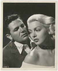 1t2312 POSTMAN ALWAYS RINGS TWICE 8.25x10 still 1946 best c/u of sexy Lana Turner & John Garfield!