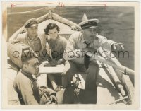 1t2327 SON OF KONG 8x10.25 still 1933 Helen Mack, Robert Armstrong & Reicher on boat, Schoedsack