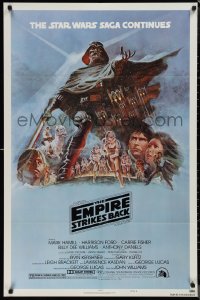 1t0790 EMPIRE STRIKES BACK style B NSS style 1sh 1980 George Lucas classic, art by Tom Jung!