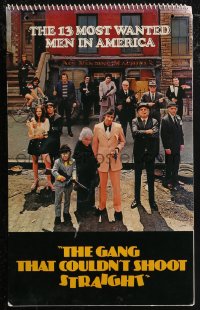 1t0402 GANG THAT COULDN'T SHOOT STRAIGHT 11x17 calendar 1972 early Robert De Niro, super rare!