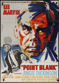 1t0254 POINT BLANK German 1967 different art of Lee Marvin & Angie Dickinson by Hans Braun!