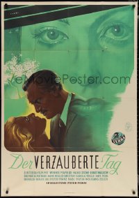 1t0263 DER VERZAUBERTE TAG German 34x48 1944 art by director Peter Pewas, banned & ultra rare!