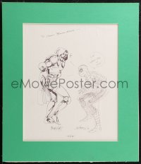 1t0413 JOHN ROMITA JR. signed 11x14 original art in 16x18 display 1984 Spider-Man & Doctor Doom!