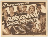 1t1035 FLASH GORDON CONQUERS THE UNIVERSE TC 1940 Buster Crabbe, Middleton as Emperor Ming, rare!