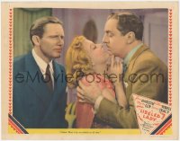 1t1227 LIBELED LADY LC 1936 Spencer Tracy annoyed by Jean Harlow & William Powell's hugging, rare!