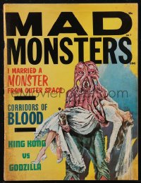 1t0314 MAD MONSTERS magazine Spring 1964 cover art for I Married a Monster, King Kong vs Godzilla!