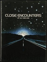 1t0233 CLOSE ENCOUNTERS OF THE THIRD KIND souvenir program book 1977 Steven Spielberg sci-fi classic!