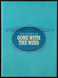 1t0236 GONE WITH THE WIND souvenir program book R1967 the story behind the most classic movie!