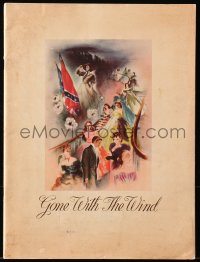 1t0235 GONE WITH THE WIND souvenir program book 1939 Margaret Mitchell's story of the Old South!