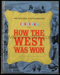 1t0237 HOW THE WEST WAS WON Cinerama souvenir program book 1964 John Ford, all-star cast!