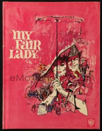 1t0240 MY FAIR LADY hardcover souvenir program book 1964 Audrey Hepburn & Rex Harrison by Bob Peak!