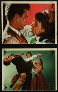 1t2435 EAST OF EDEN 3 color 7.5x10 stills 1955 Elia Kazan classic, James Dean & Julie Harris!