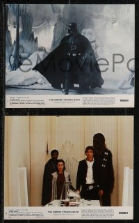 1t2472 EMPIRE STRIKES BACK 8 8x10 mini LCs 1980 George Lucas classic, cool images w/slugs!