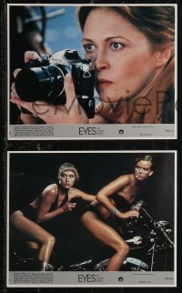 1t2473 EYES OF LAURA MARS 8 8x10 mini LCs 1978 Tommy Lee Jones & psychic Faye Dunaway!