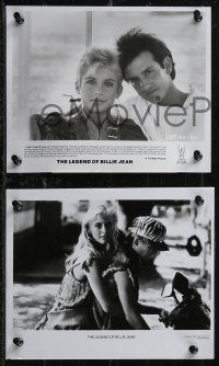 1t2404 LEGEND OF BILLIE JEAN 8 8x10 stills 1985 sexy Helen Slater, and unrelated Christian Slater!