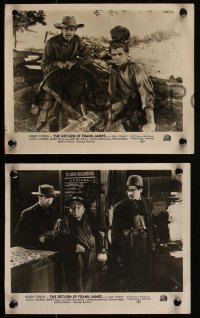 1t2108 RETURN OF FRANK JAMES 4 English FOH LCs 1940 great images of Henry Fonda, Jackie Cooper!