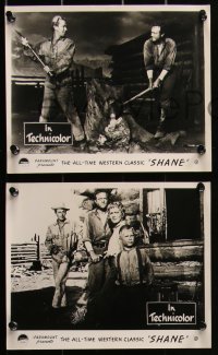 1t2092 SHANE 8 English FOH LCs R1960s Alan Ladd, Jean Arthur, Van Heflin & Brandon De Wilde!