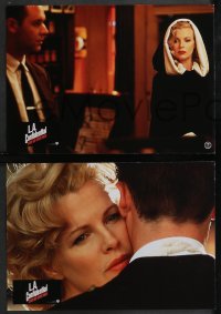 1t0258 L.A. CONFIDENTIAL 8 German LCs 1997 Guy Pearce, Russell Crowe, Danny DeVito, Kim Basinger