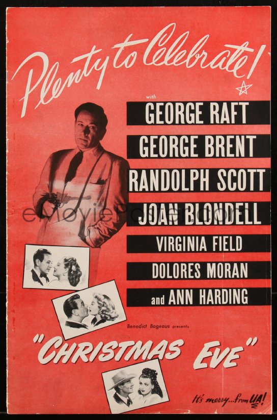 eMoviePoster.com Image For: 1t1838 CHRISTMAS EVE pressbook 1947 George ...